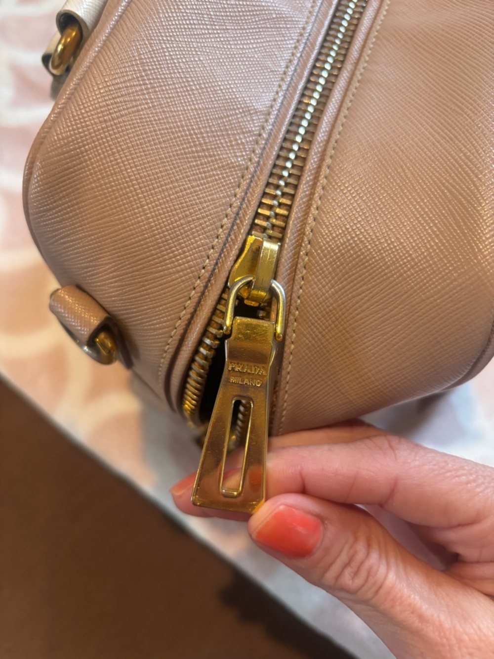 PRADA Saffiano Leather Shoulder Bag - Picture 8 of 14